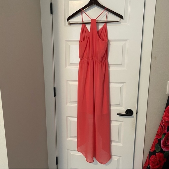 ~ Vintage Free Bird Coral Pink Dress Small S - Picture 4 of 8